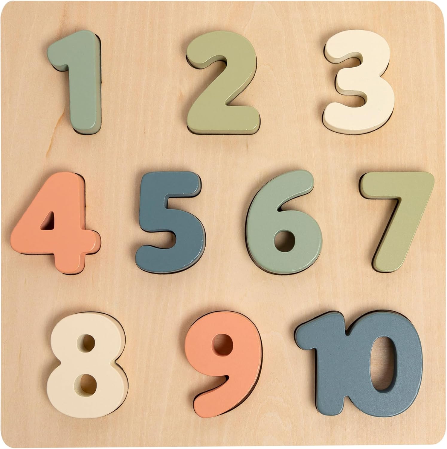 Wooden Montessori Shape Sorting Puzzle Board for Toddlers - Image 8