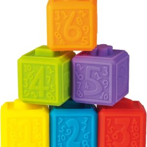 Colorful Soft Stacking Number Blocks Baby Toy Set